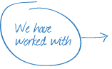 we have worked with